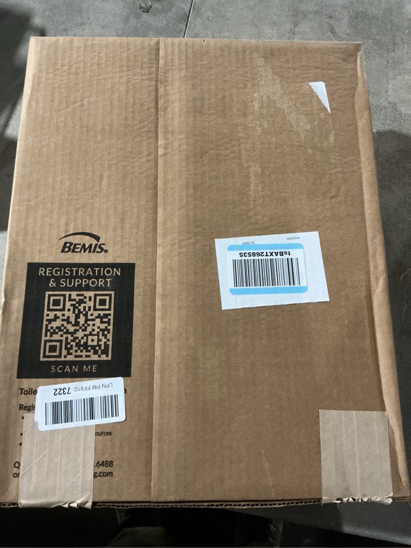 Condition photo showing Good Condition for Mayfair Cameron Black Toilet Seat, Non Slip Heavy Duty Wood, Easy Clean, Made in USA, Round Black Round