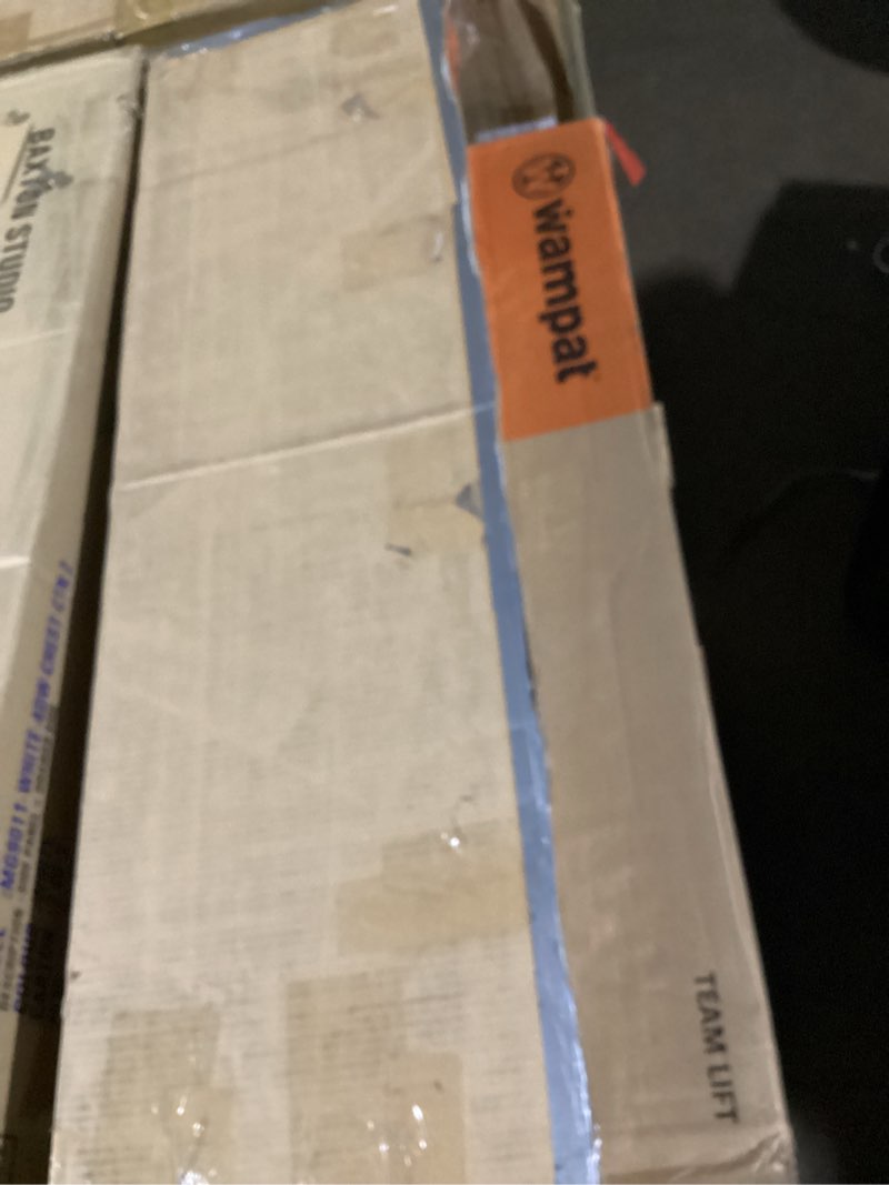 Sideboard Cabinet With Bar Hutch, Buffet Cabinet With Glass Doors And 5 Tier Shelve, Oak, 34''