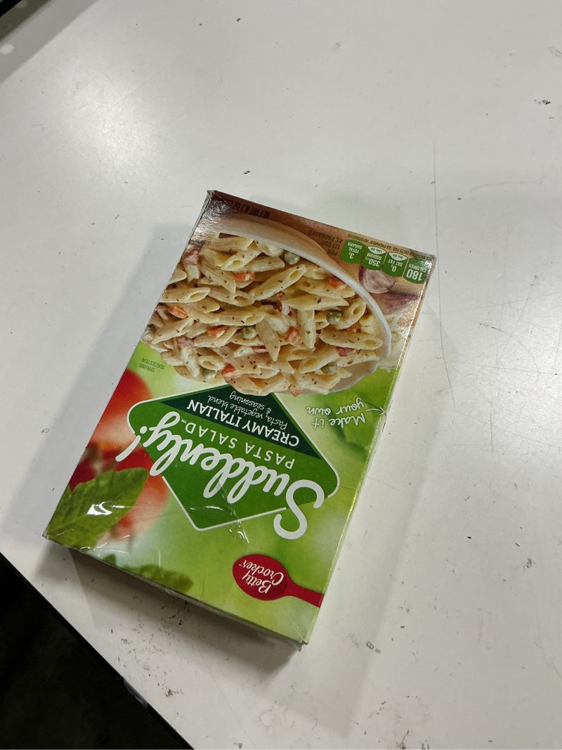 Condition photo showing Good Condition for (BEST IF USED BY :16/05/2025) Betty Crocker Dry Meals Pasta Salad Creamy Italian, 8.3 oz 8.3 oz (Pack of 1)