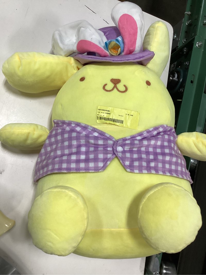 Condition photo showing Good Condition for jazwares hello kitty and friends - 8-inch pompompurin candy wonderland plush - officially licensed sanrio product from ages 6+