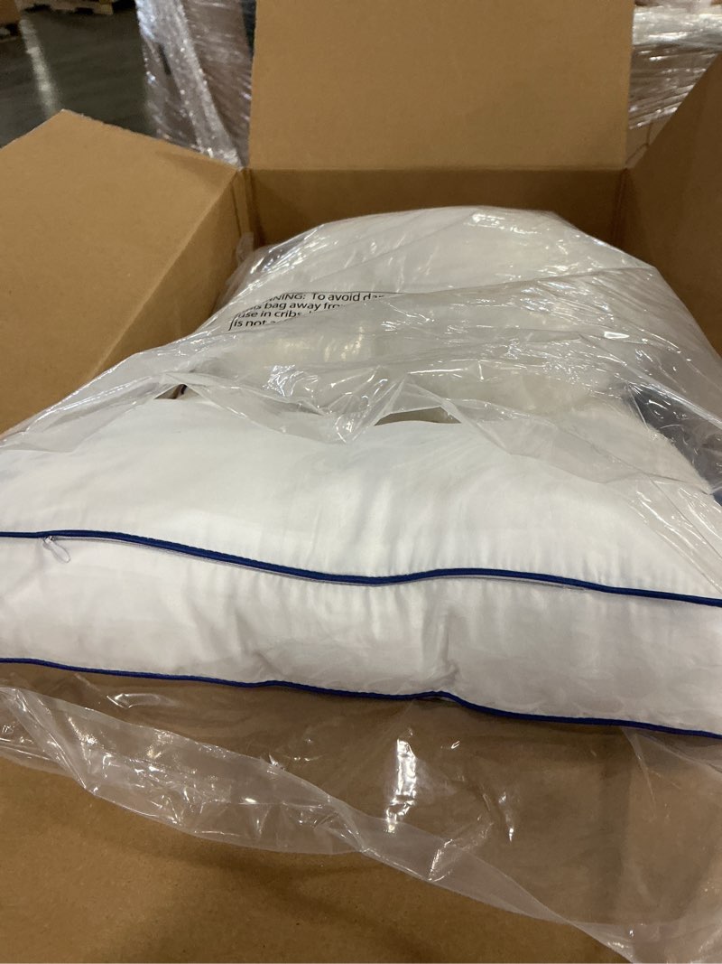 Condition photo showing As Is for Nature's Guest Adjustable Cervical Pillow, Better Than Memory Foam Pillow for Neck Pain, Contour Orthopedic Pillow for Sleeping, Ergonomic Pillow for Side, Back and Stomach Sleepers, Standard Medium