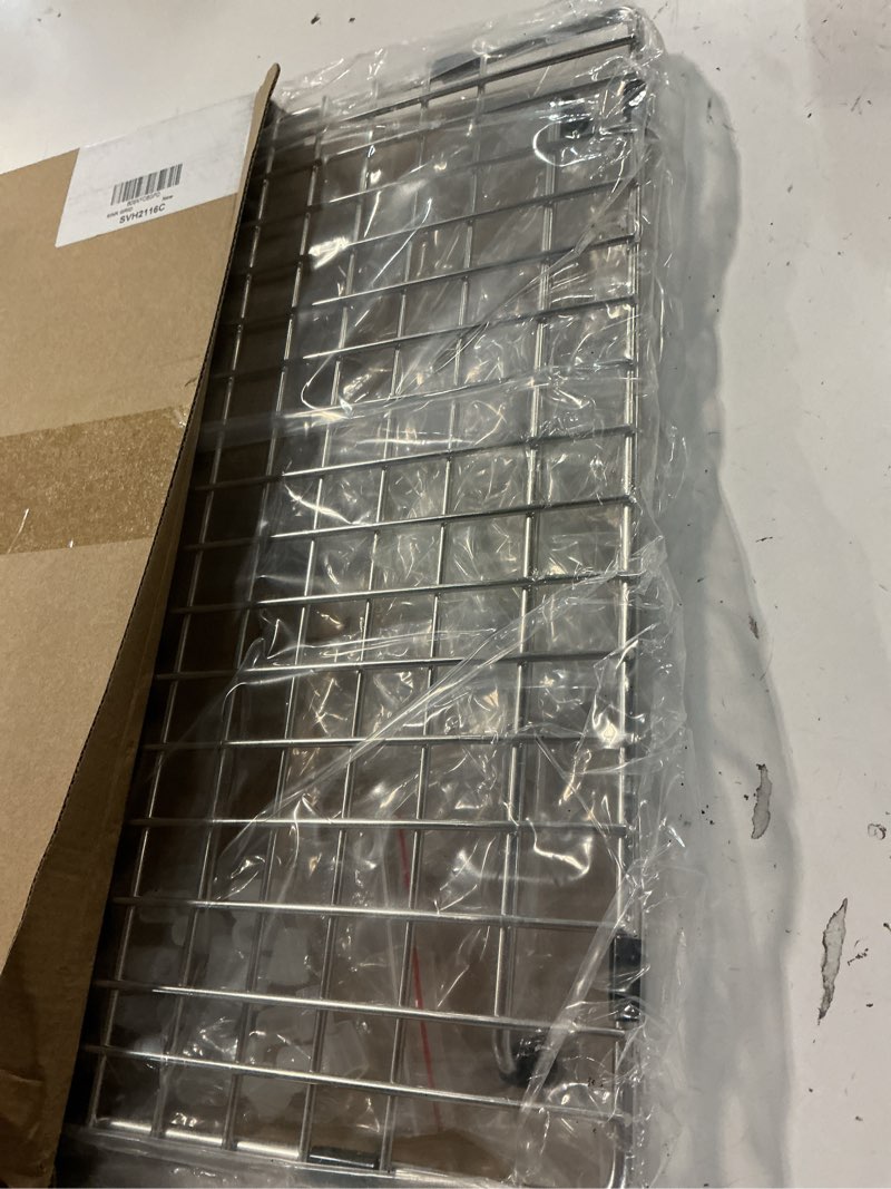 Condition photo showing Good Condition for serene valley sink bottom grid 21" x 15-1/2", centered drain with corner radius 3/8", sink protector svh2116c