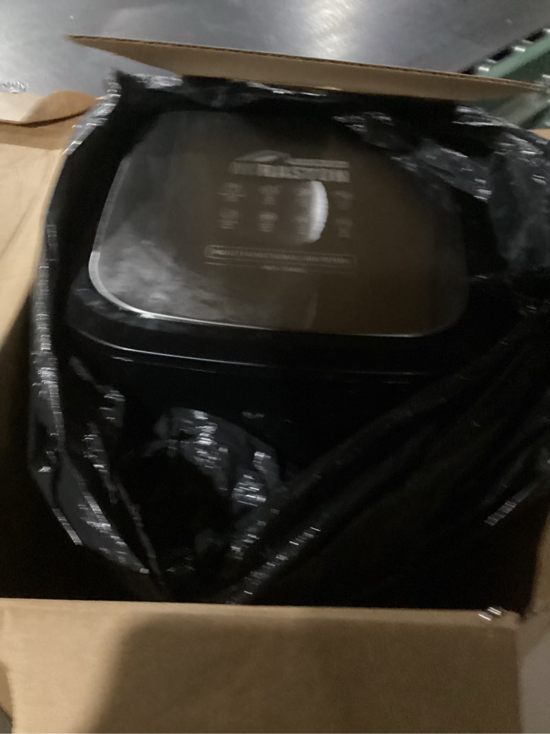 Condition photo showing As Is for Air Fryer, 8.5QT Family Size Digital Air Fryers, BPA-Free, Smart Touchscreen with 8-Preset, Air Frying, Reheat Leftovers, Party Food, Fast Cooking, Dishwasher-Safe, Stainless Steel 8.5QT Digital Model Stainless Steel