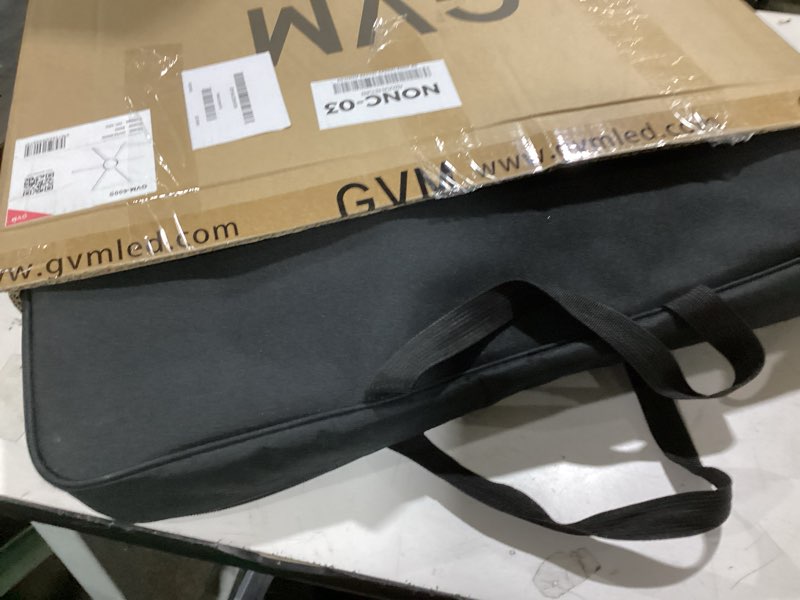 Condition photo showing Good Condition for GVM Ring Light Kit with Tripod, 90W LED Circle Light with Detachable Light Bars Adjustable 3200K~5600K CRI 97+ Dimmable Bicolor LED Video Light for YouTube/Makeup/Vlogs/Live Streaming