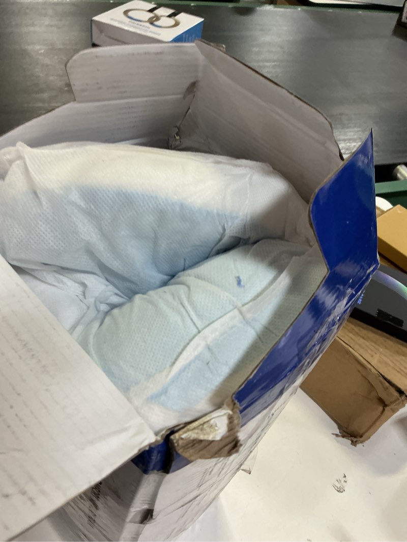 Condition photo showing Good Condition for ergonomic cervical pillow for neck support, memory foam orthopedic contour side sleeper pillows with dual heights, soft bed pillow with breathable pillowcase for back, stomach sleepers(blue) blue butterfly
