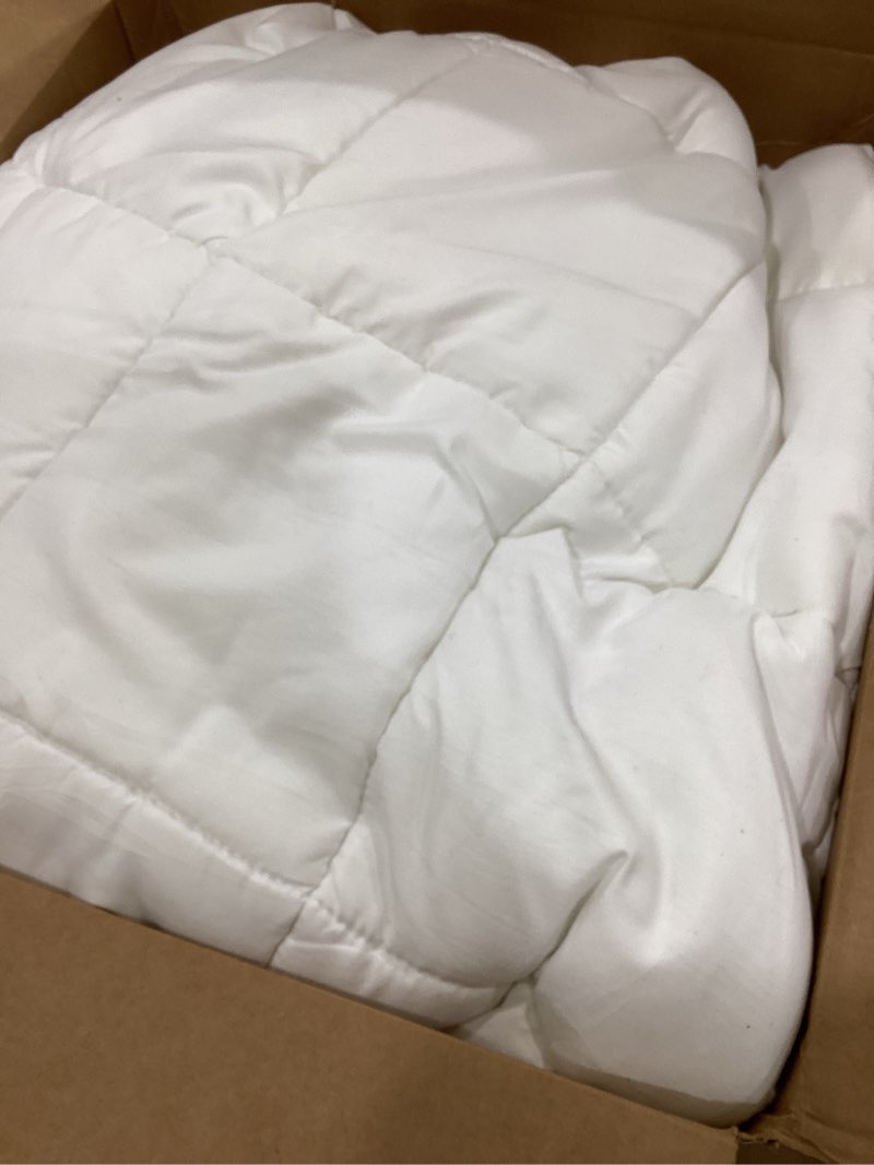 Condition photo showing As Is for ABENE King Size Mattress Topper for Back Pain Relief, Extra Thick Mattress Pad Pillowtop, Soft Plush Mattress Cover Bed Topper with Deep Pocket, Overfilled Down Alternative Filling, White White King