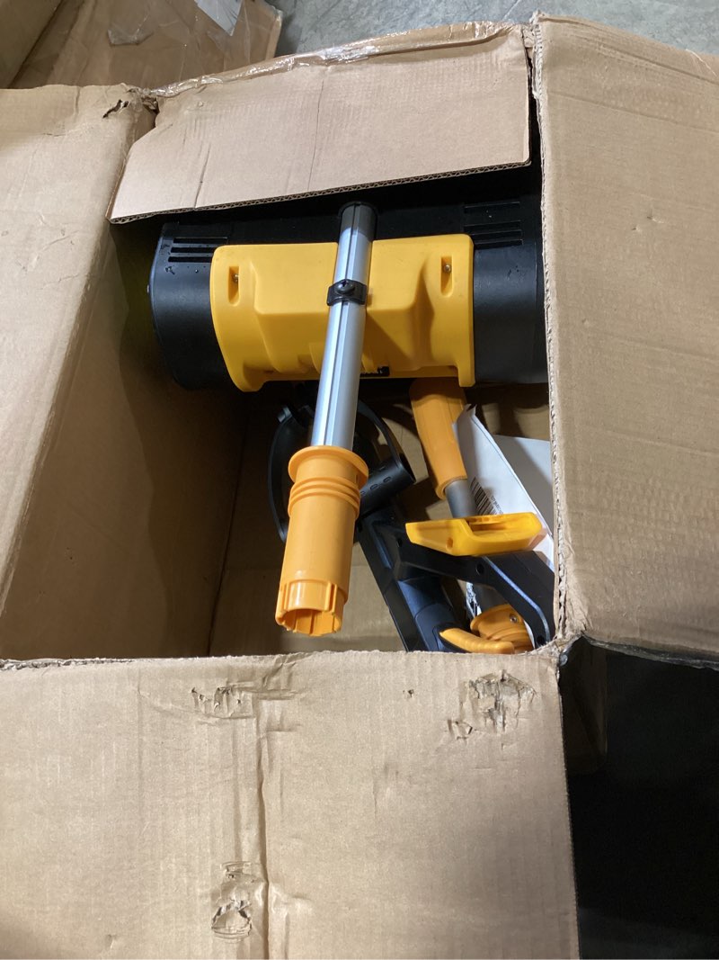 Condition photo showing As Is for Cordless Snow Shovel Compatible with DeWalt 20V MAX Battery (Tool Only), 11" Lightweight Electric Snow Blower with 20FT Max Throw & Adjustable Handle, Snow Thrower for Driveway, Deck, Patio & Steps