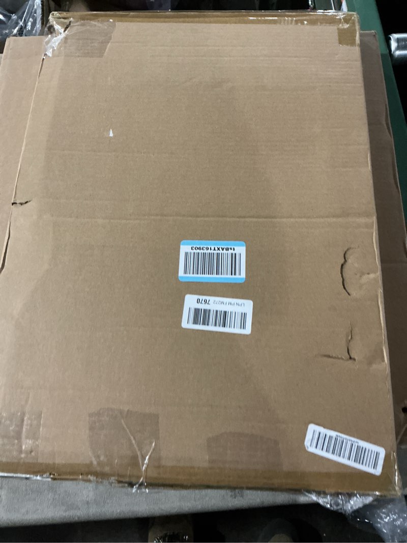 Condition photo showing Good Condition for Maerd Short Dog Gates for Doorways,Dog Gate to Step Over,Retractable Puppy Gate for Stairs Indoor with Door,15.7Inch Doggy Gate,Silver and White Pet GATE (Silver, 29''-38'' W, 15'' H) Silver 29''-38'' W, 15'' H