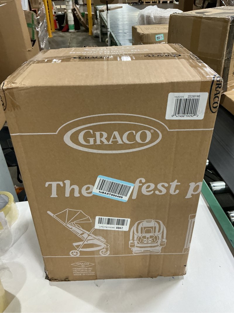 Condition photo showing New/Like New for Graco Ready2Dine 4-in-1 Highchair, Portable High Chair with 4 Growing Stages, Foldable Baby High Chair, Toddler Feeding Seat, Youth Stool, and Big Kid Seat, Linden 4-in-1 DLX Linden