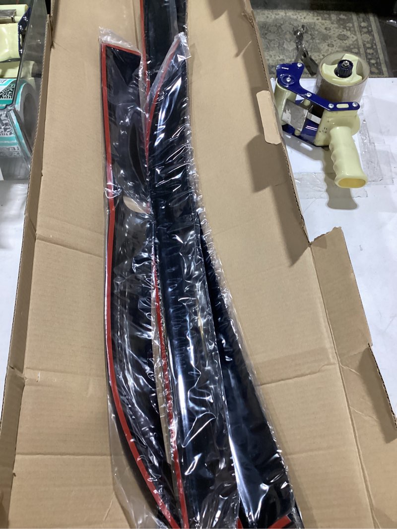 Condition photo showing As Is for side window deflectors rain guards vent window visors for toyota corolla 2009-2013 front rear