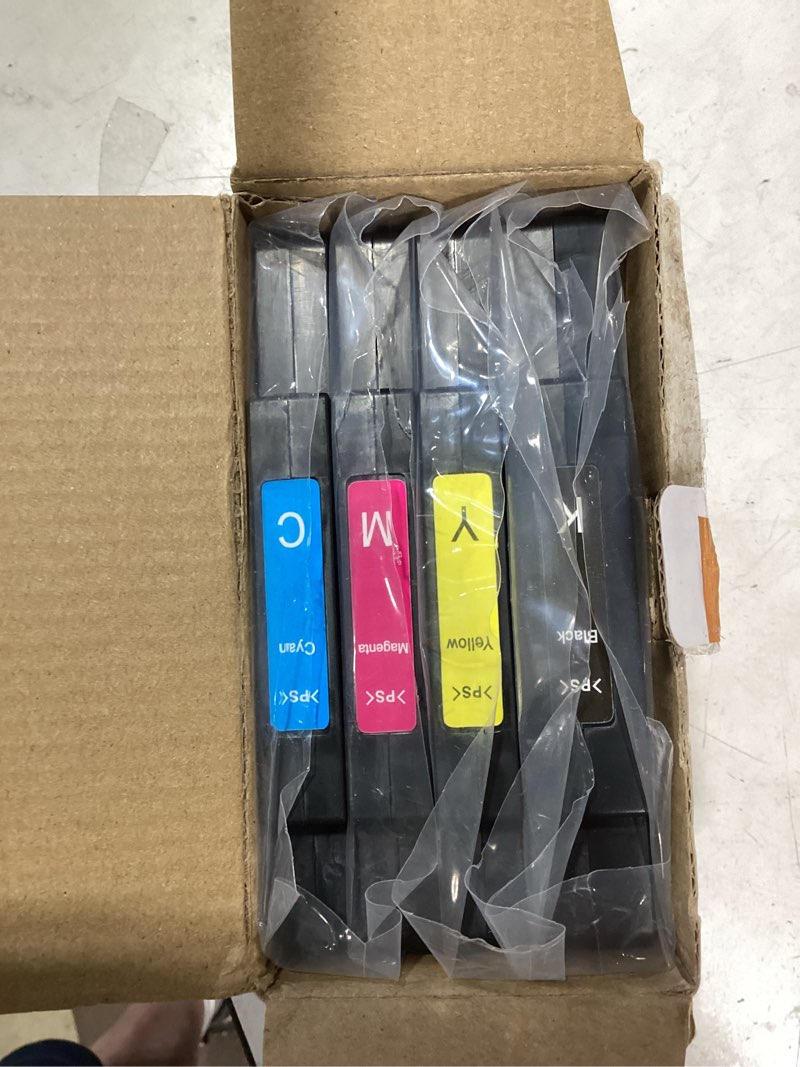 Condition photo showing Good Condition for new chip sg500/sg1000 sublimation ink cartridges compatible for sawgrass sg500 sg1000 printers, compatible with firmware versions 3.9.0(black, cyan, magenta, yellow, 4-pack)