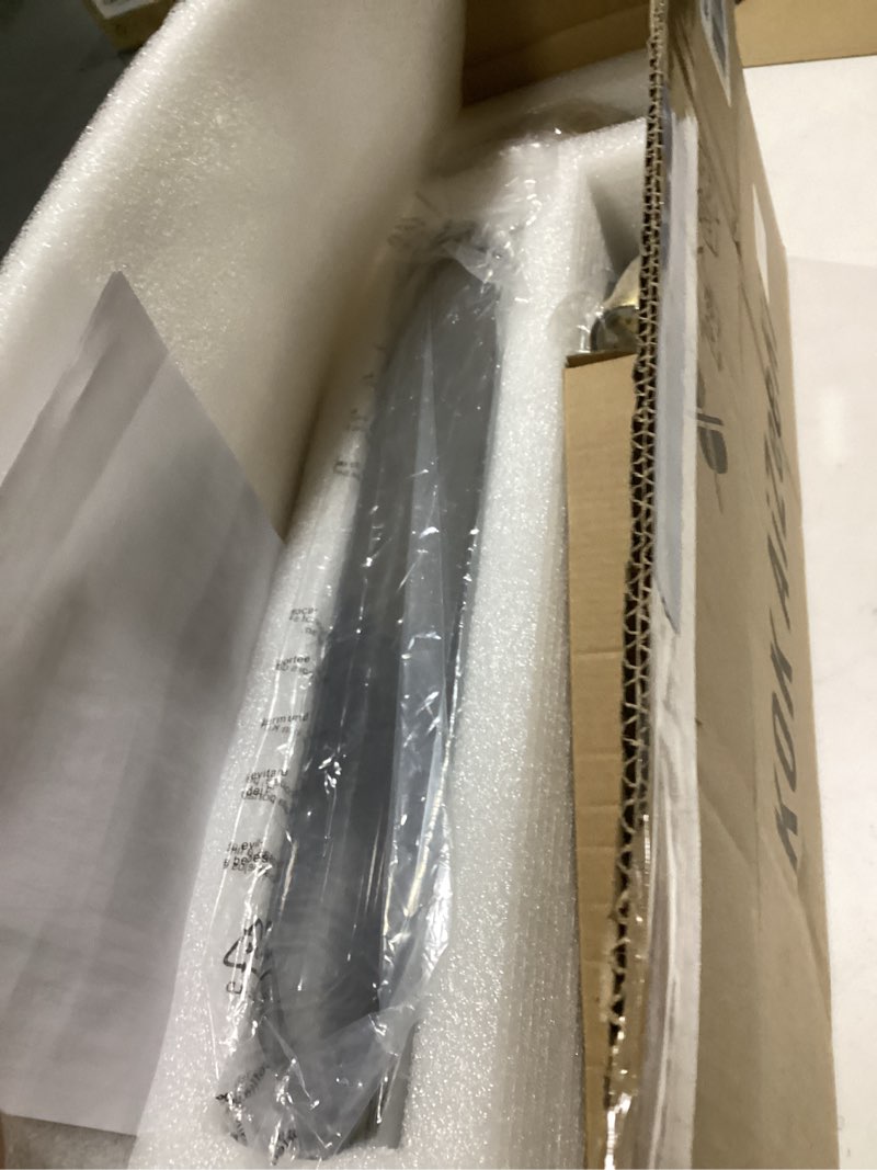 Condition photo showing New/Like New for Modern Matte Black Crystal Pendant Light – Adjustable Ceiling Lamp with Dimmable LED Bulbs, Energy-Efficient Lighting for Kitchen Island, Dining Room, Bathroom, and Bedroom (14.95", 2 Bulbs)