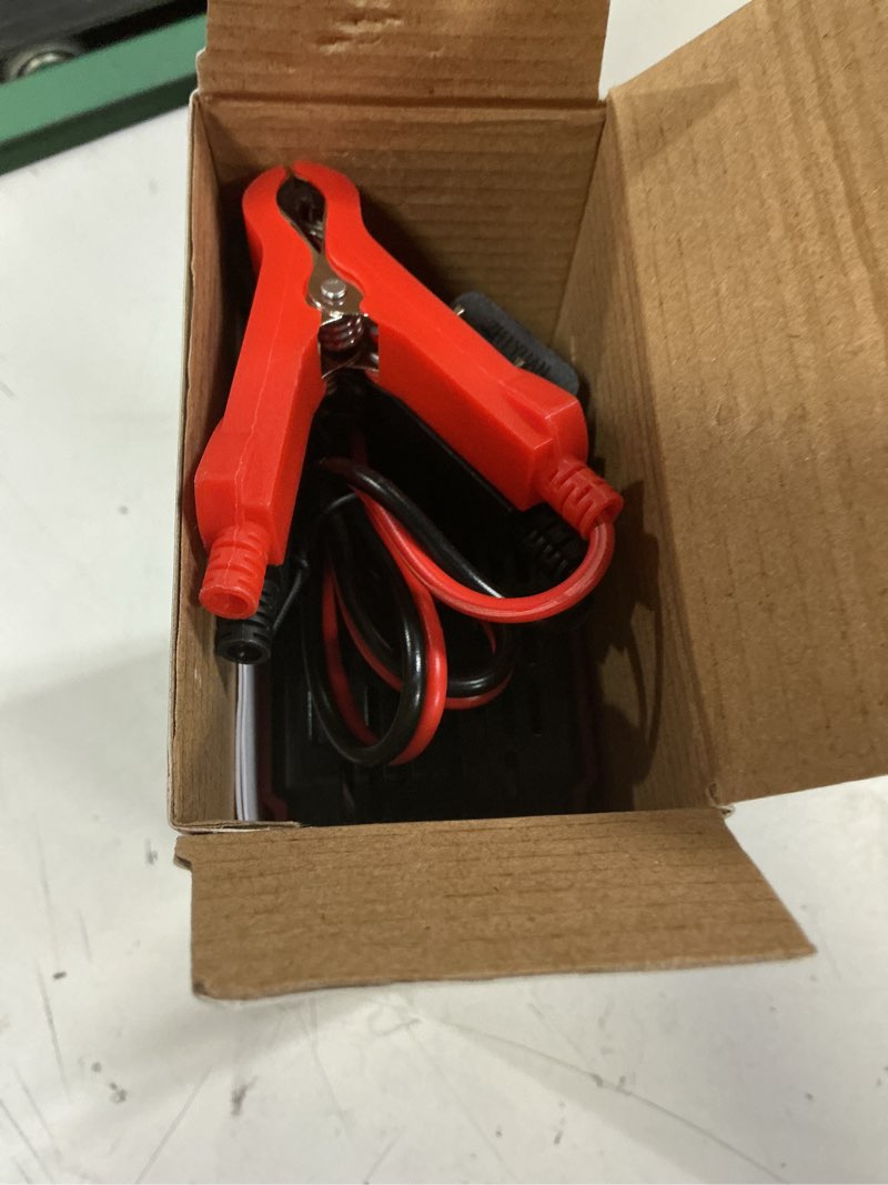 Condition photo showing Good Condition for car battery charger 12v automotive, 6-amp fully automatic smart charger, trickle charger and maintainer, car battery repair and desulfator for cars boat motorcycle lawn mower rv atv suv snowmobile