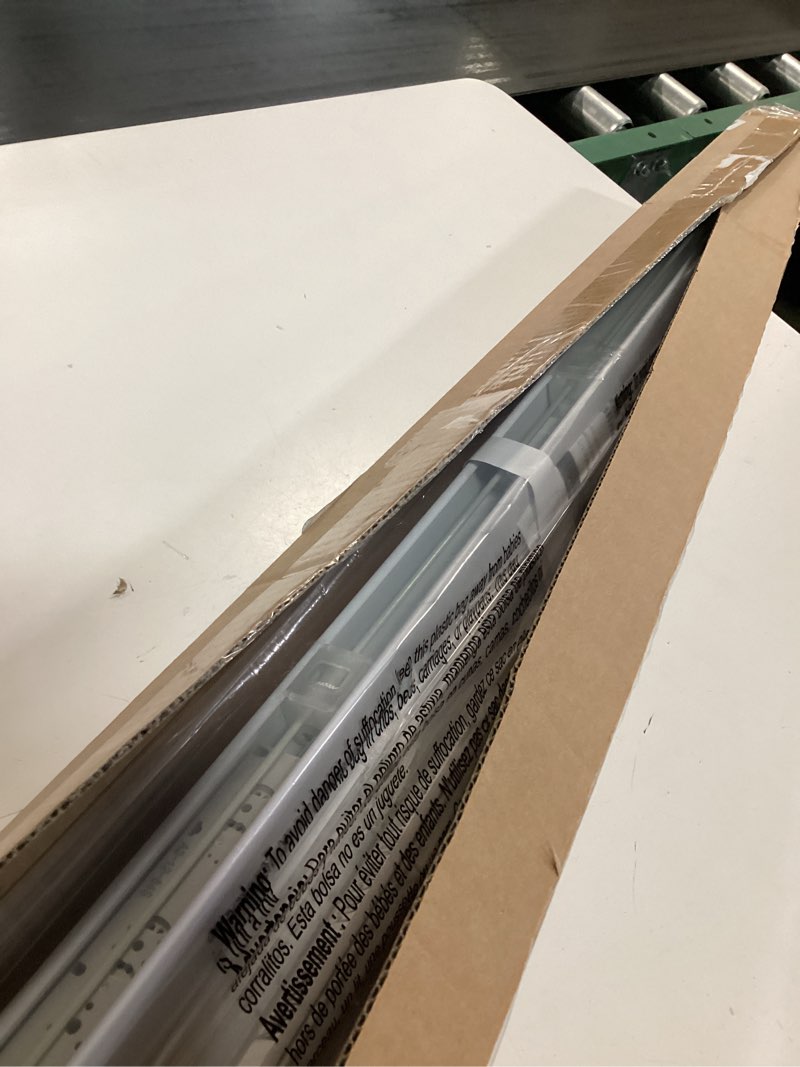 Condition photo showing Good Condition for lazblinds no tools no drill 1" vinyl mini blinds, cordless blinds for windows, light filtering horizontal window blinds & shades, 45" w x 64" h, white cordless-white 45" w x 64" h