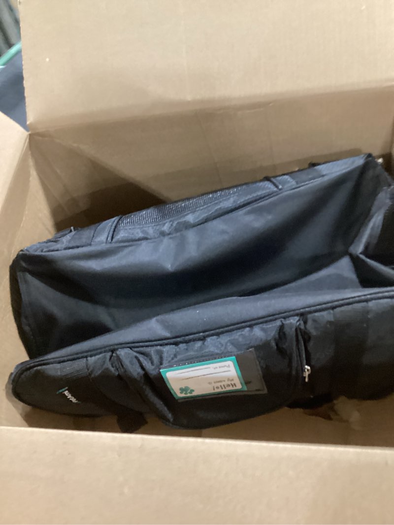 Condition photo showing Good Condition for PetAmi Airline Approved Pet Carrier for Cat, Soft Sided Dog Carrier for Small Dogs, Cat Travel Supplies Accessories for Indoor Cats, Ventilated Pet Carrying Bag Medium Large Kitten Puppy, Large Black Black Large - 19.5"L x 10.2"W x 12"H
