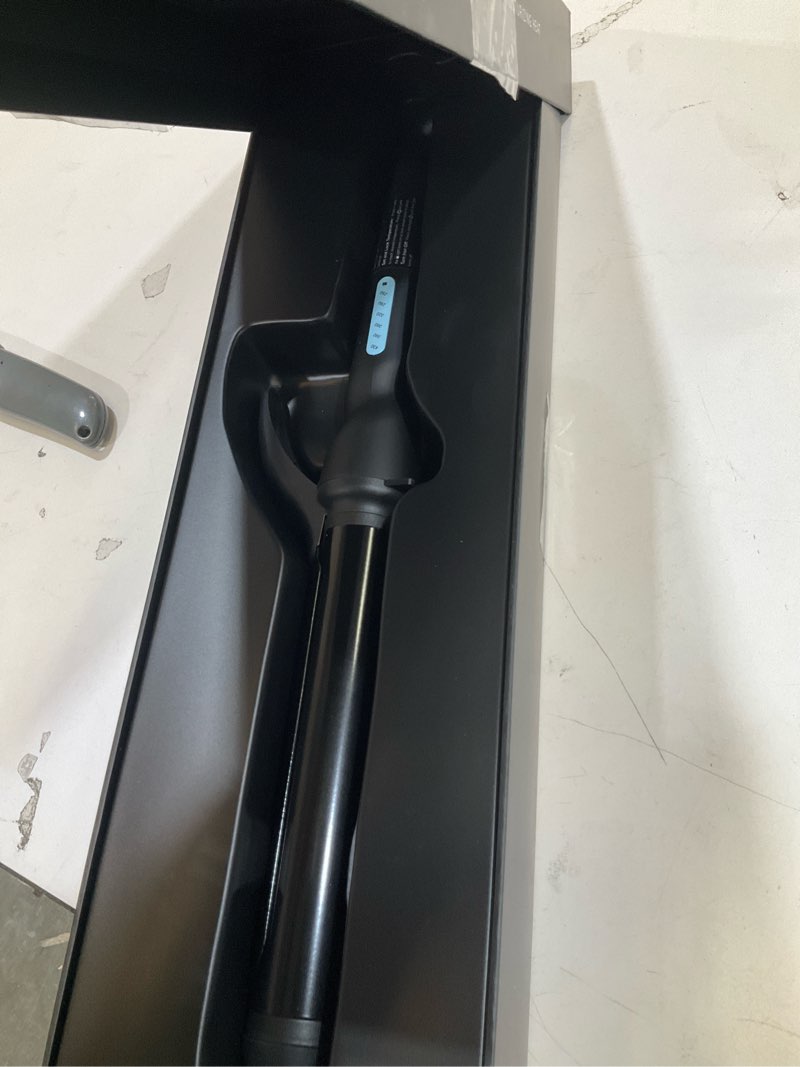 Condition photo showing Good Condition for bio ionic long barrel curling iron with moisture heat technology & nanoionic mx versatile curling wand - multiple barrel sizes for tight, classic, loose & soft curls 1.25 inch (loose curls) black