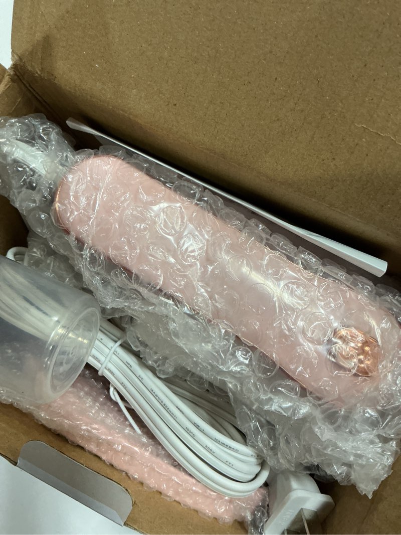 Condition photo showing New/Like New for Travel Steamer Iron for Clothes Mini - Portable Ironing Machine Travel Small Size Portable Steamer Travel College Dorm Home Essentials (Coralpink)