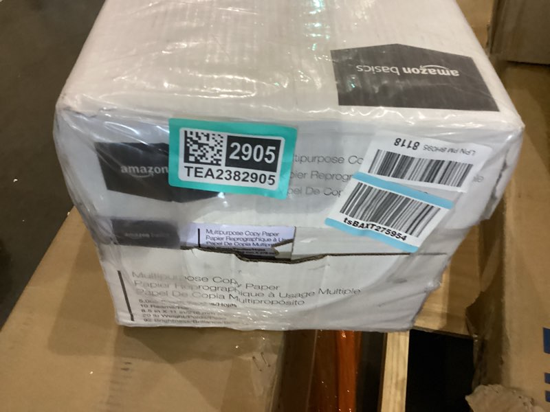 Condition photo showing New/Like New for Amazon Basics Multipurpose Copy Printer Paper, 8.5" x 11", 20 lb, 10 Reams, 5000 Sheets, 92 Bright, White