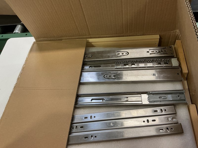 Condition photo showing Good Condition for Pull Out Cabinet Organizer, 14''W×21''D Sliding Drawers for Cabinets, 2 Tier Soft Close Slide Out Wooden Pull out Drawers, Base Cabinet Organization for Kitchen, Pantry, Bathroom 2-Tier/16''H 14''W×21''D