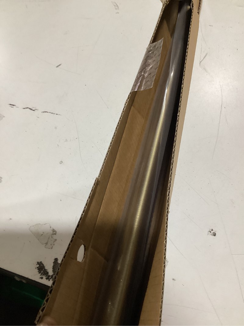 Condition photo showing New/Like New for Ivilon Drapery Window Curtain Rod - End Cap Style Design 1 Inch Pole. 72 to 144 Inch Color Warm Gold