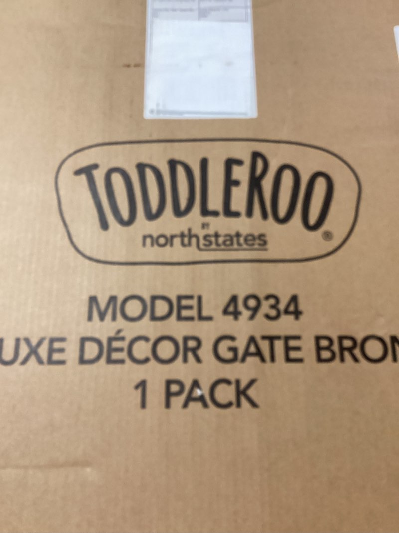 Toddleroo by North States - Deluxe Décor Safety Gate: Extra Wide Baby Gate - Adjustable 38.3 to 72 I