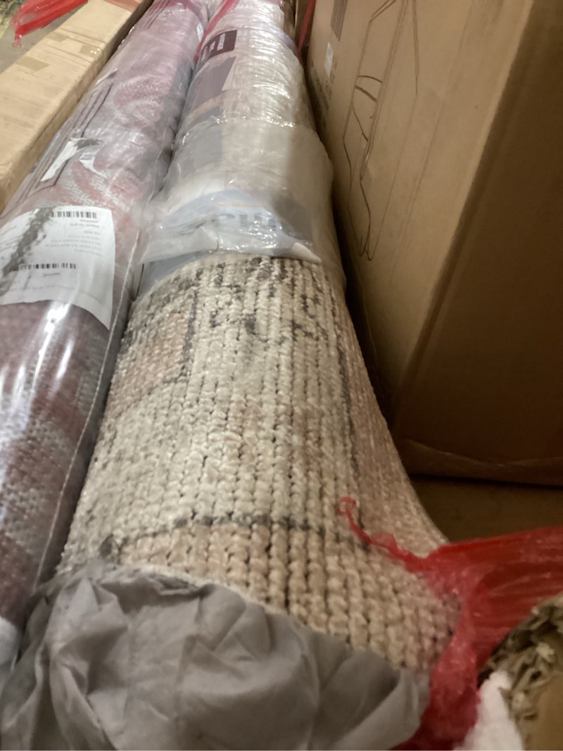 Condition photo showing New/Like New for Livabliss x Becki Owens Elle Medallion Area Rug , 9'2" x 12', Taupe Taupe 9'2" x 12' (Rectangular)