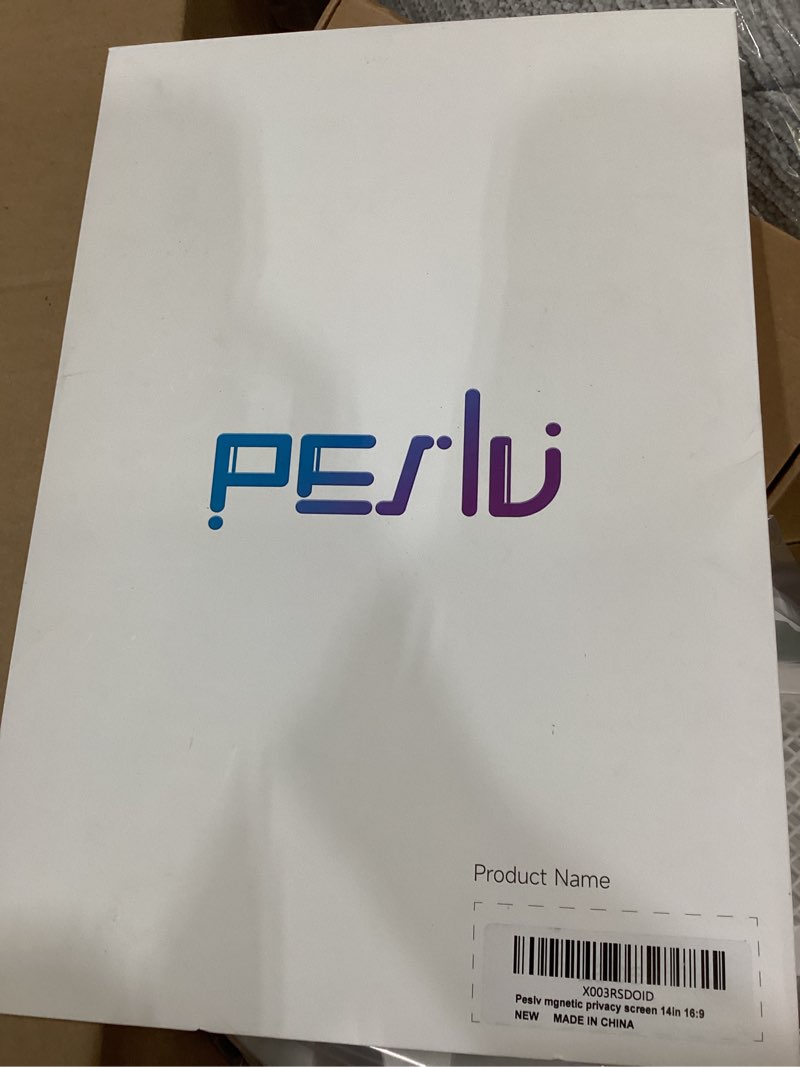 Condition photo showing New/Like New for peslv magnetic laptop privacy screen 14 inch for 16:9 computer monitor, 14" removable anti glare protector blue light filter shield compatible with lenovo hp dell acer asus thinkpad envy xps 14" 16:9 b