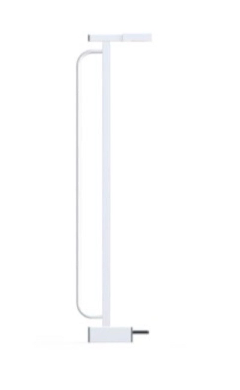 regalo extension for safety gate,white,4 inch wide 4"