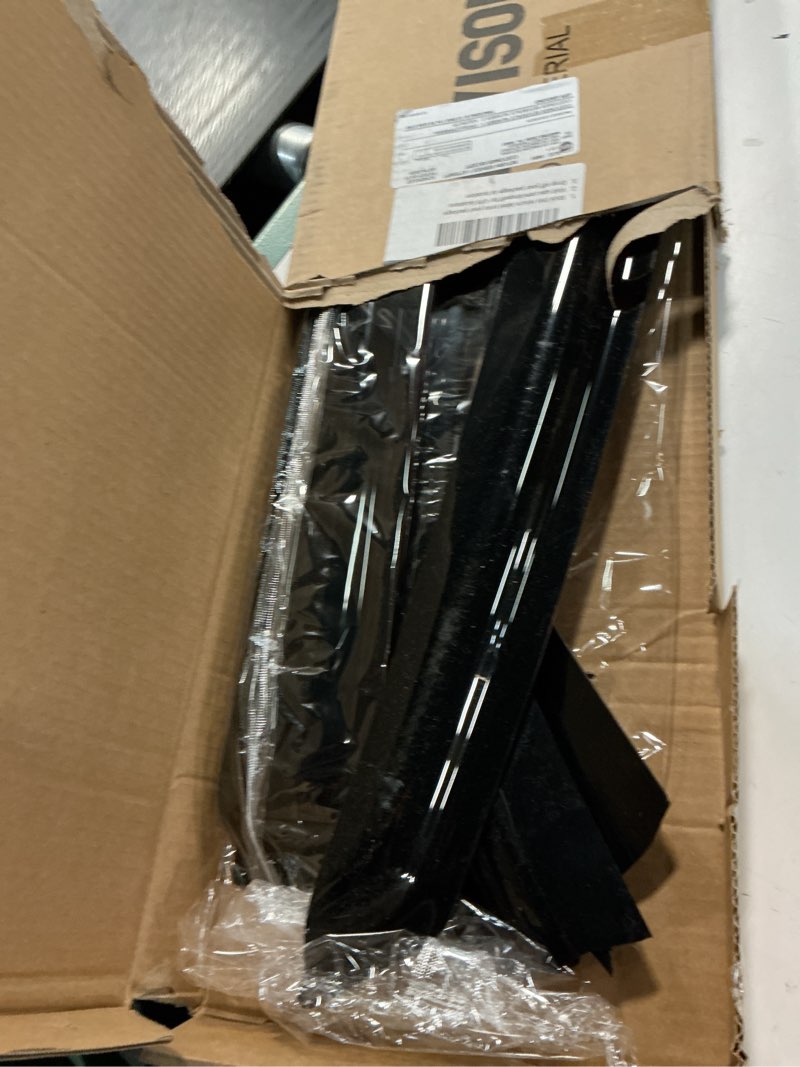 Condition photo showing As Is for window visors rain guards for 2009-2018 dodge ram 1500 quad cab, out-channel window vent wind deflectors visors shades for 2019-2023 ram 1500 extended cab classic model 2009-2018 ram 1500 quad cab