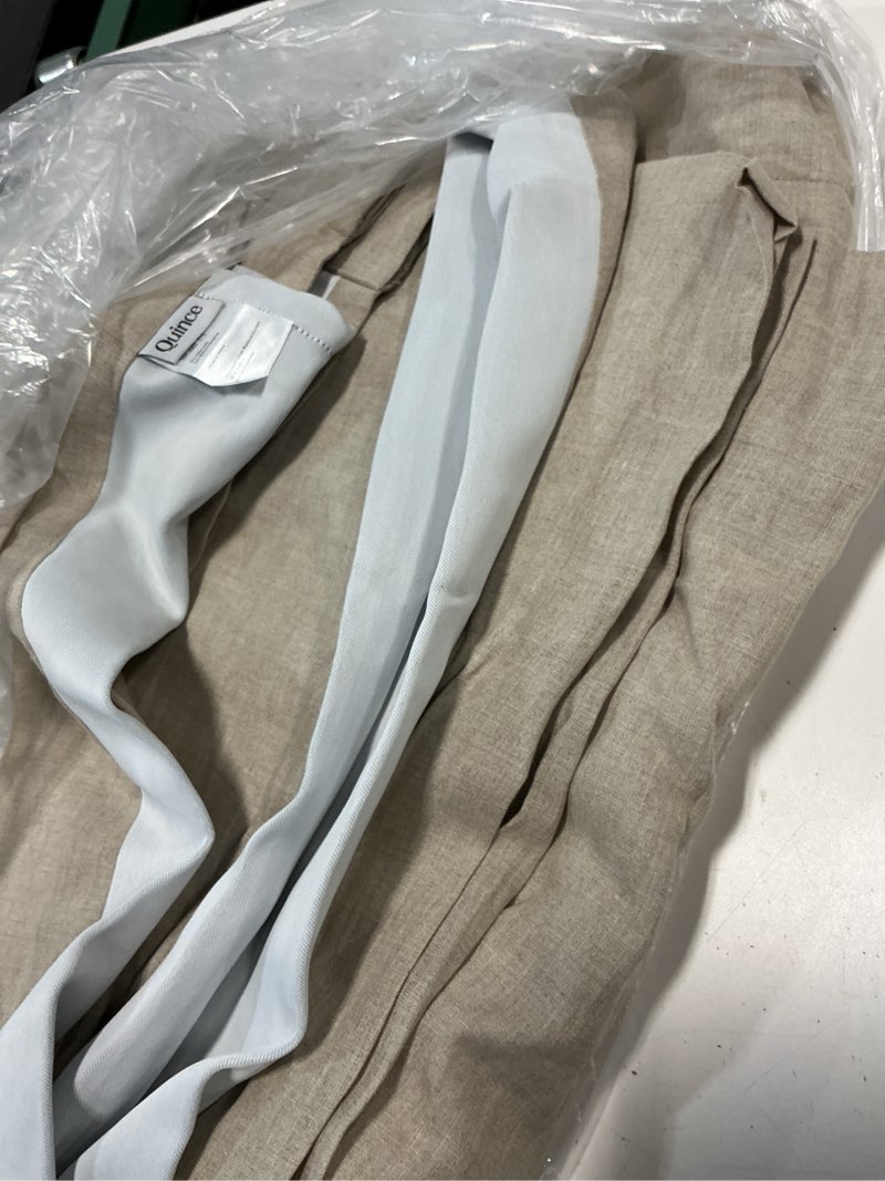 Condition photo showing Good Condition for european linen room darkening 96 inx 96 in curtain  1 pcs
