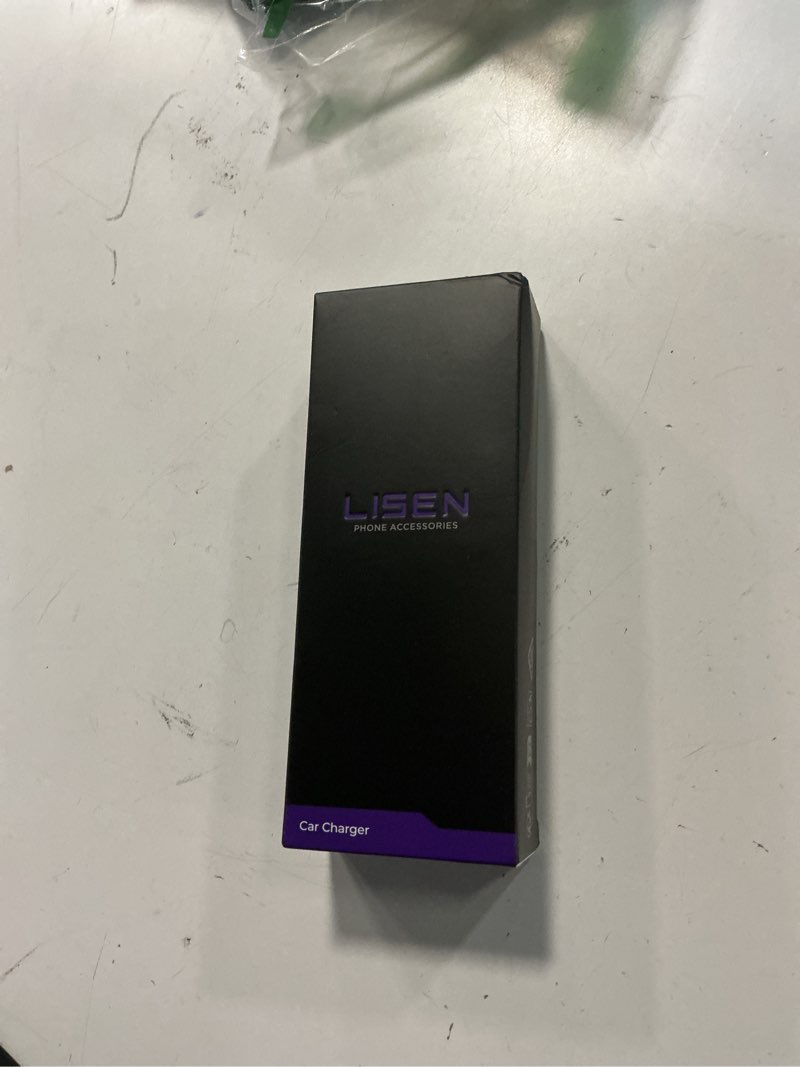 Condition photo showing New/Like New for LISEN Retractable Car Charger, for Valentines Day Gifts for Him, 69W Cars Adapter USB C Fast Charger for iPhone 17 Pro Max 16, Car Accessories Gadgets for Men, Anniversary Birthday Gifts for Men Women Grey 31.5 Inch
