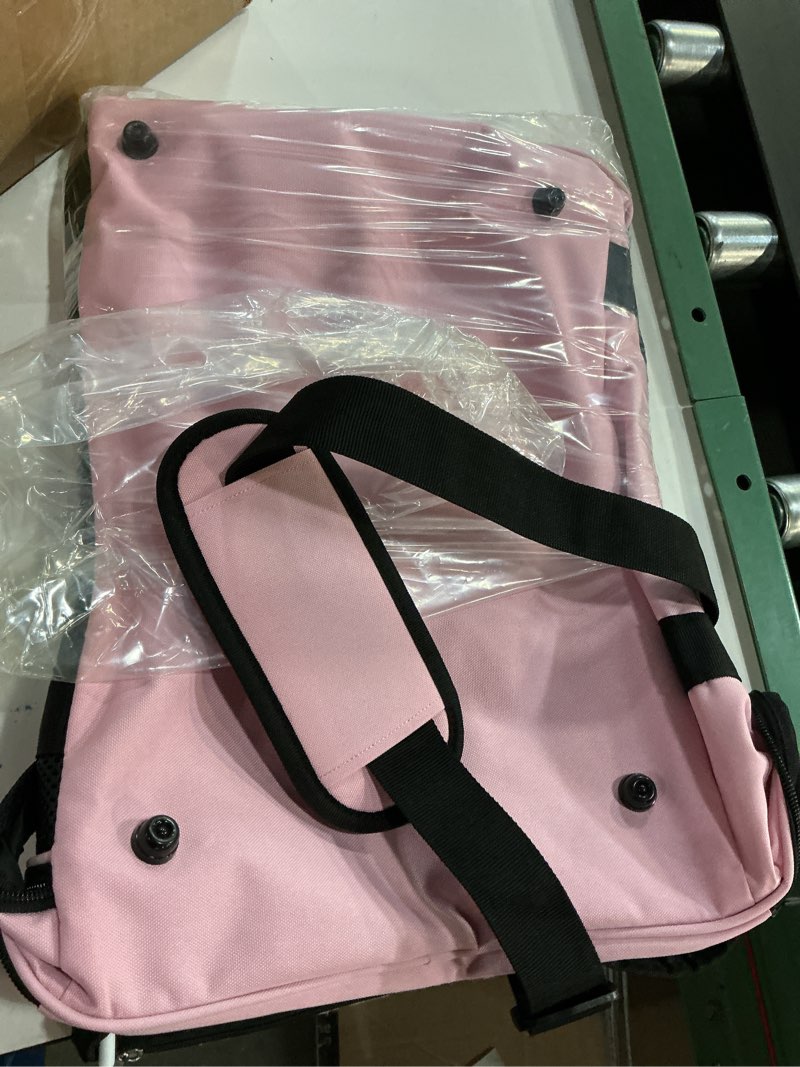 Condition photo showing New/Like New for Henkelion Large Cat Carriers Dog Carrier Pet Carrier for Large Cats Dogs Puppies up to 25Lbs, Big Dog Carrier Soft Sided, Collapsible Travel Puppy Carrier - Large - Pink 20.0"L x 13.0"W x 13.0"H Pink