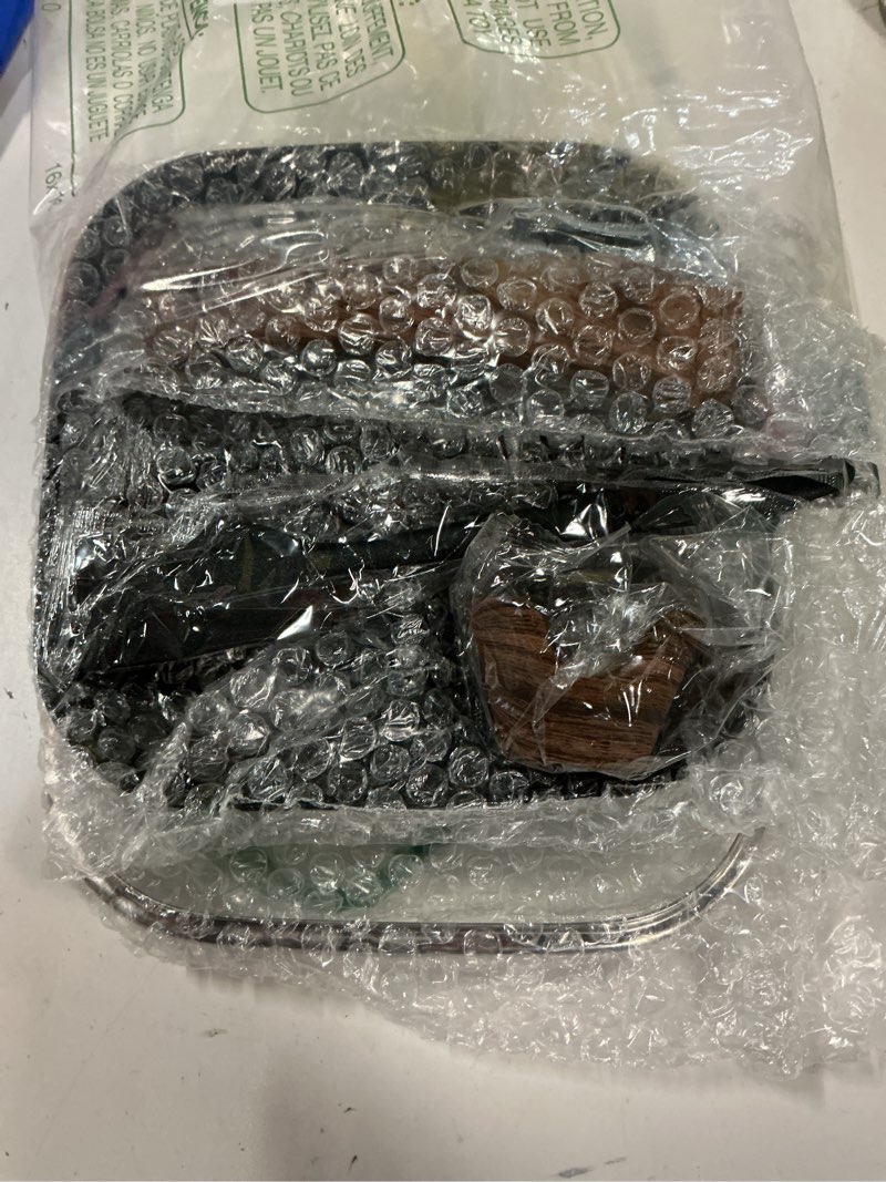 Condition photo showing New/Like New for Nonstick 4-Cup Egg Pan With Lid, Black Aluminum Non Stick Frying Pans, Bakelite Handle, Healthy Egg Frying Pan For Pancake, Burger, Sandwiches,Suitable For Gas Stove & Induction Cooktop Black Lid