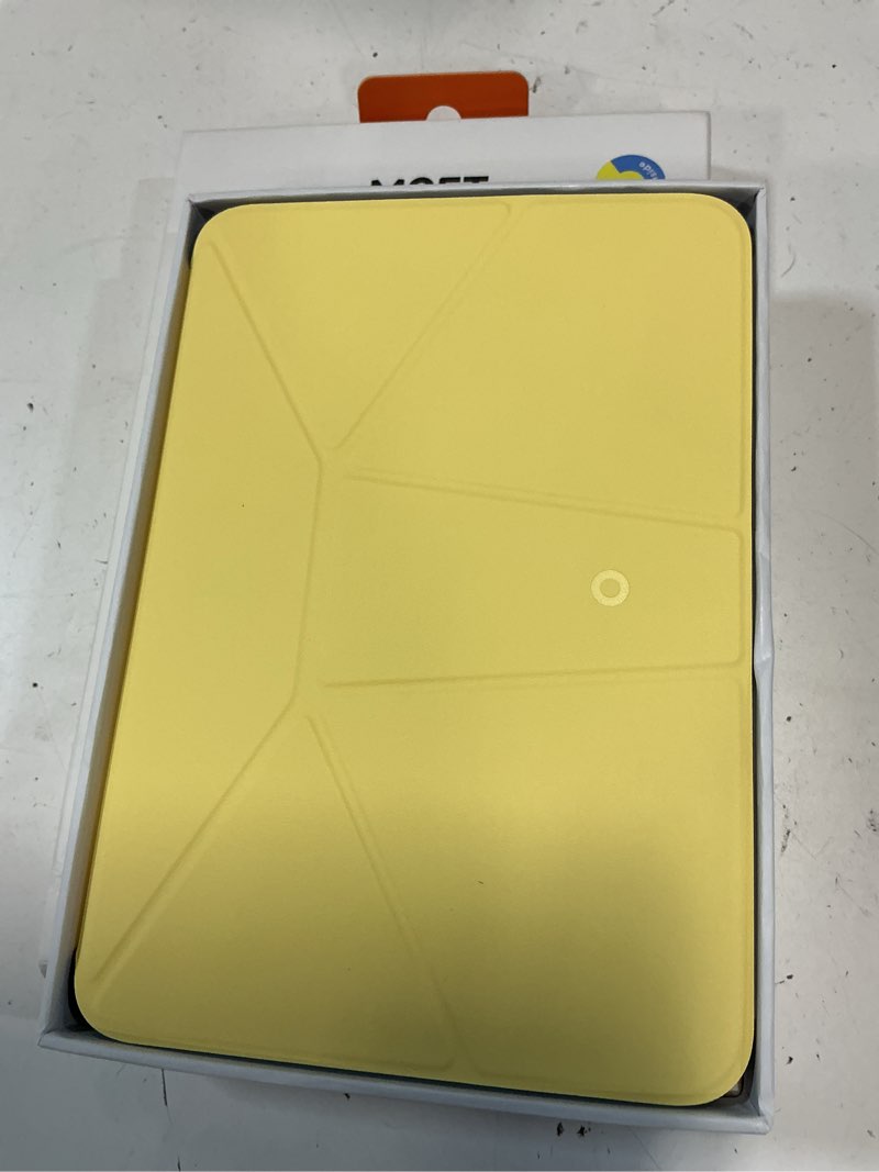 Condition photo showing Good Condition for moft dynamic folio case for ipad mini 7 a17 pro 2024 & ipad mini 6th a15 2021, 8.3 inch silm magnetic stand case with 20+ viewing angles, auto wake/sleep, ultra thin, panna cotta x faded jeans panna cotta x faded jeans ipad mini (7th a17pro 2024 /6th a15 2021)