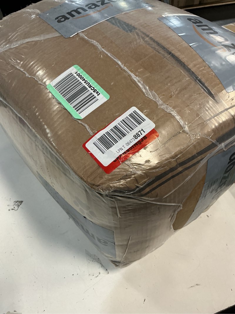 Condition photo showing New/Like New for Human Dog Bed, 71''x45''x12'' Size Fits You and Pets, Washable Faux Fur Pet Bed for People Doze Off, Napping Orthopedic Dog Bed, Present Plump Pillow, Blanket, Strap - Dark Grey 71.0"L x 45.0"W x 12.0"Th Dark Grey