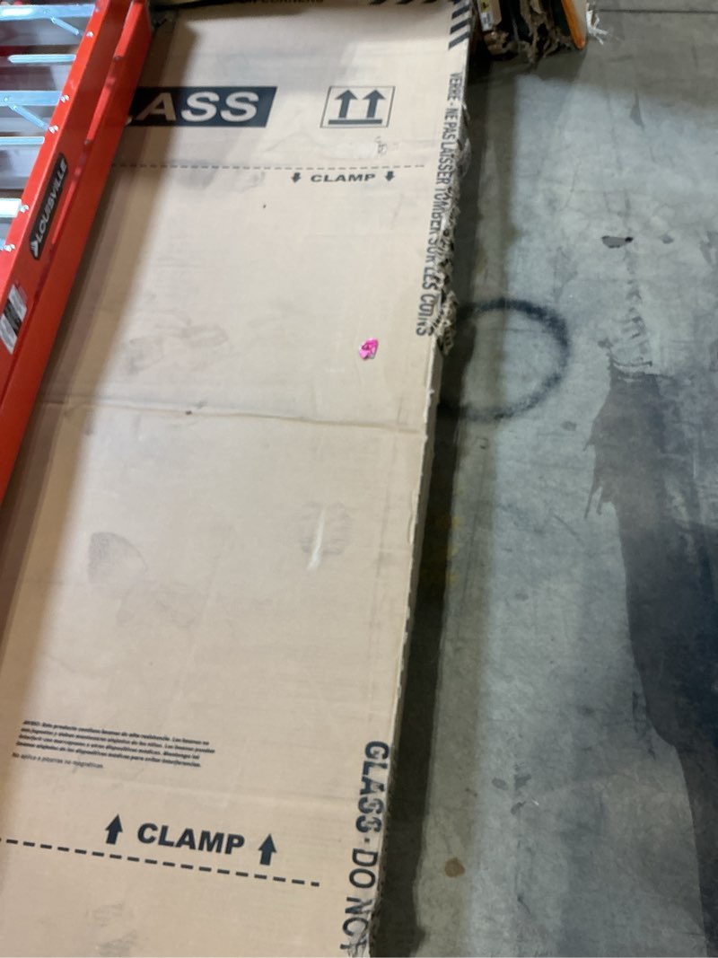 Condition photo showing Good Condition for quartet magnetic dry erase board, 96" x 48" glass whiteboard for wall, infinity, black (g9648b) 96"w x 48"h