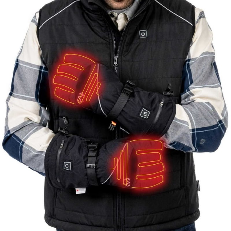  realtree adult heated gloves s/m