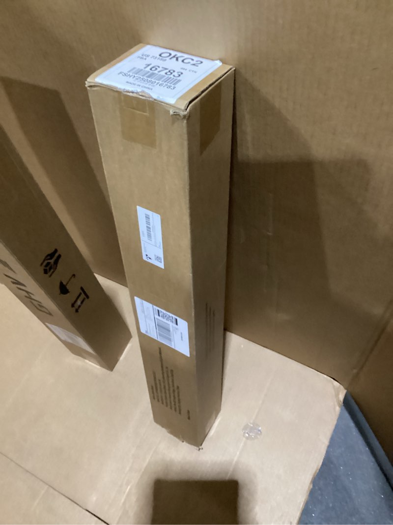 Condition photo showing New/Like New for GHV Cordless Zebra Blinds for Windows Flaxen Zebra Shades Light-Filtering Dual Layer for Home Office (29 in (W) x 64 in (H)) 29"W x 64"H