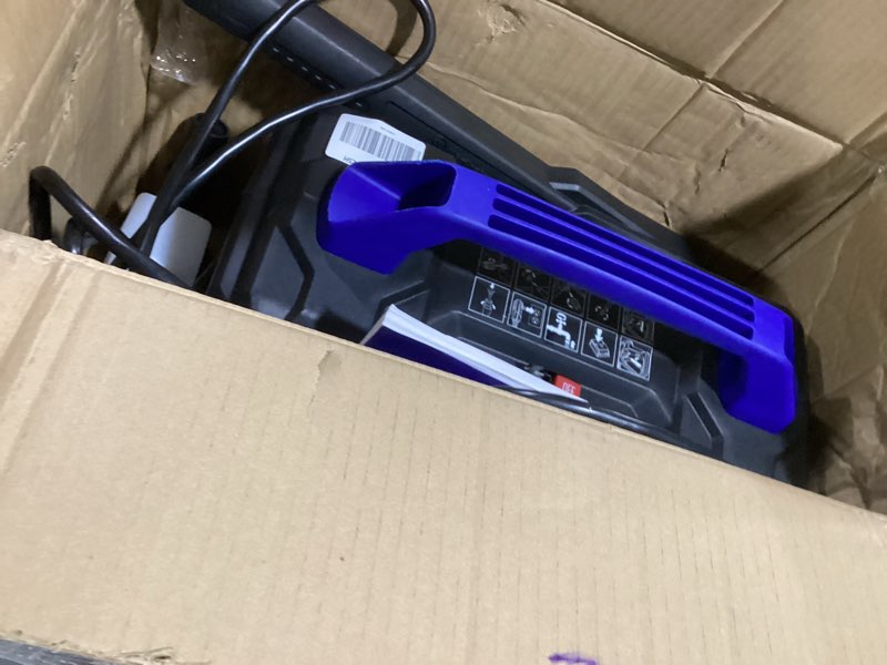 Condition photo showing As Is for Westinghouse ePX3100v Electric Pressure Washer, 2100 Max PSI 1.76 Max GPM, Built-in Carry Handle, Detachable Foam Cannon, Pro-Style Steel Wand, 3-Nozzle Set, for Cars/Fences/Driveways/Home/Patios 2100 Max PSI - Handheld