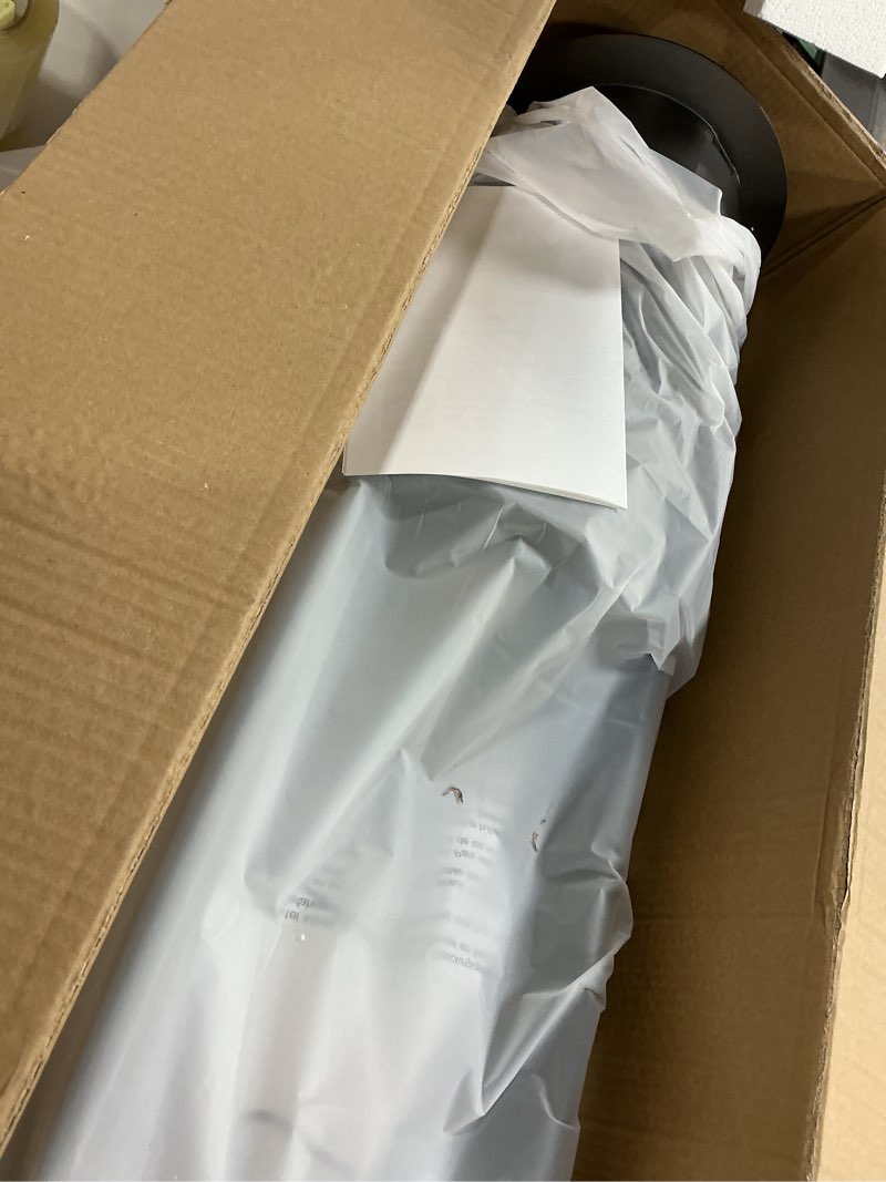 Condition photo showing As Is for u ultty bladeless tower fan and air purifier in one, quiet tower fan with remote, touch, 9 speeds, 8h timer, hepa filter 99.97%, 90° oscillation fans, floor fans powerful for home office room, black black large