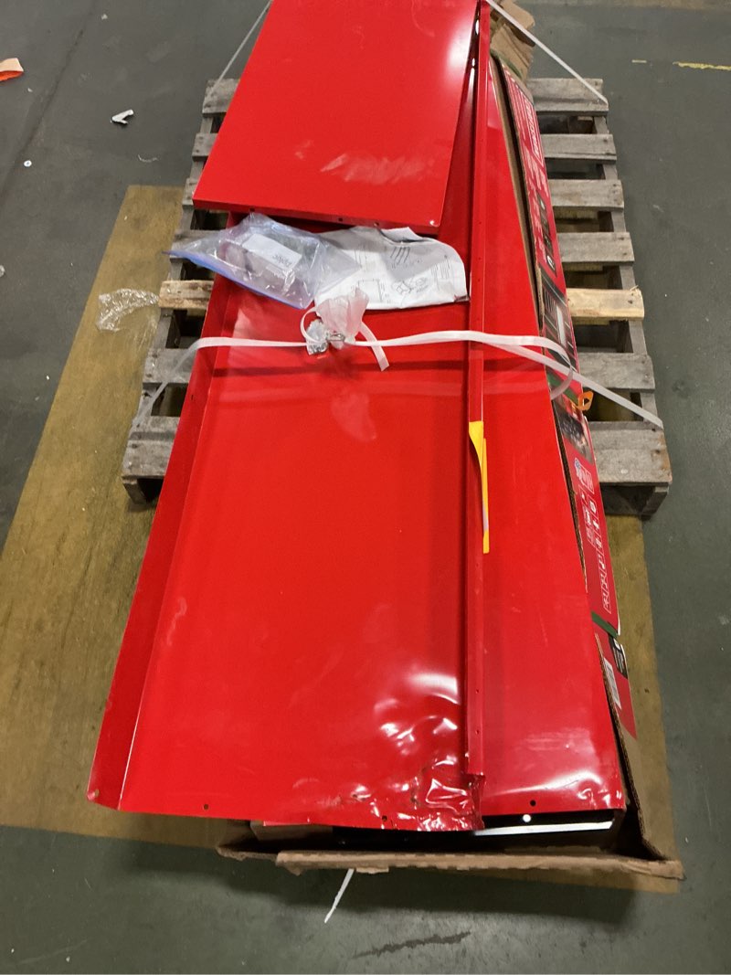 Condition photo showing As Is for CRAFTSMAN Heavy-Duty 32-in W x 74-in H x 18-in D Steel Freestanding Garage Cabinet