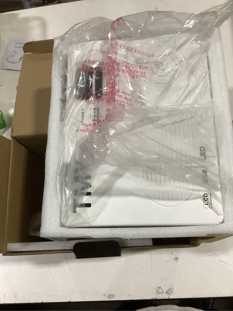 Condition photo showing Good Condition for tmy projector with wifi and bluetooth?80" screen included?native 1080p outdoor projector, 4k supported portable projector, compatible with ios/android/pc/tv stick/hdmi/usb, indoor outdoor use