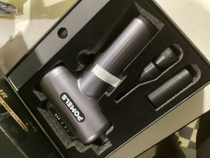 Condition photo showing Good Condition for compressed air duster, 110000rpm ultra-powerful electric air duster with led light, 3-speed adjustable, rechargeable cordless mini blower for computer, keyboard, car, ps5, outdoor & home cleaning vc022