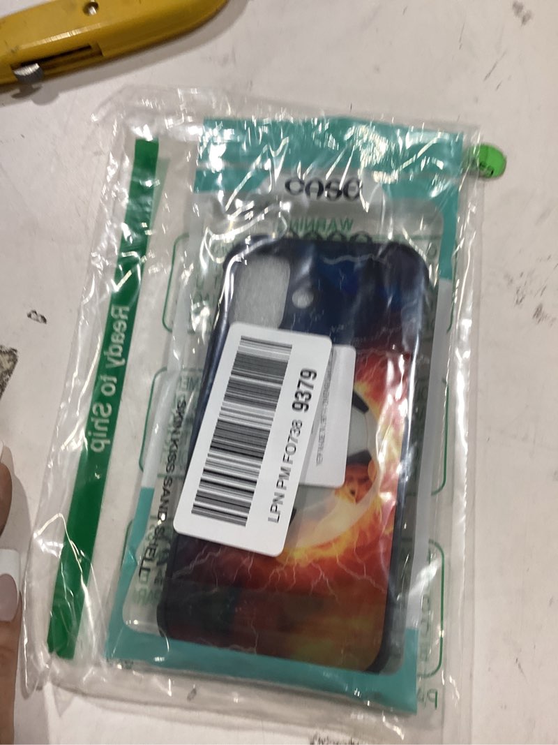 Condition photo showing New/Like New for daizag case compatible with iphone 16,shockproof soft phone cover for boy men gift case,ice fire soccer ice fire soccer iphone 16
