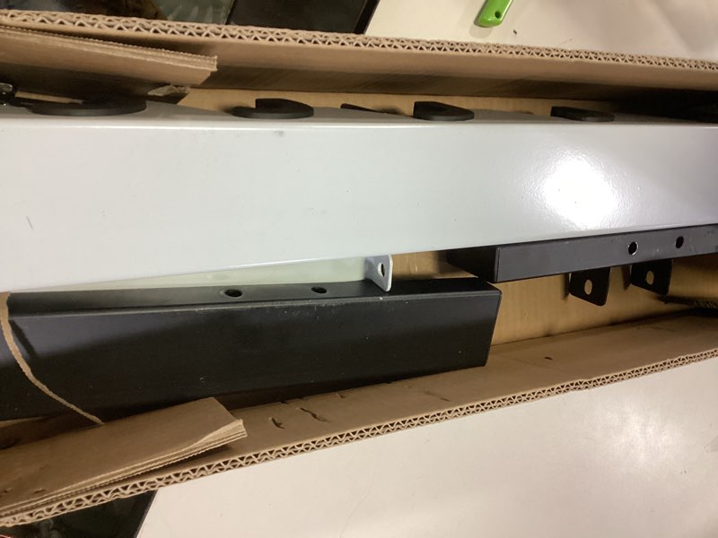 Condition photo showing Good Condition for cap barbell a-frame dumbbell weight rack | color series white