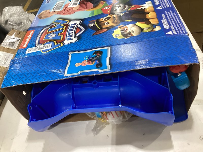 Condition photo showing As Is for Fisher-Price Toddler Tricycle Nickelodeon PAW Patrol Lights & Sounds Trike, Toy Bike with Handlebar Grips & Storage for Outdoor Play Kids Ages 2+ Years