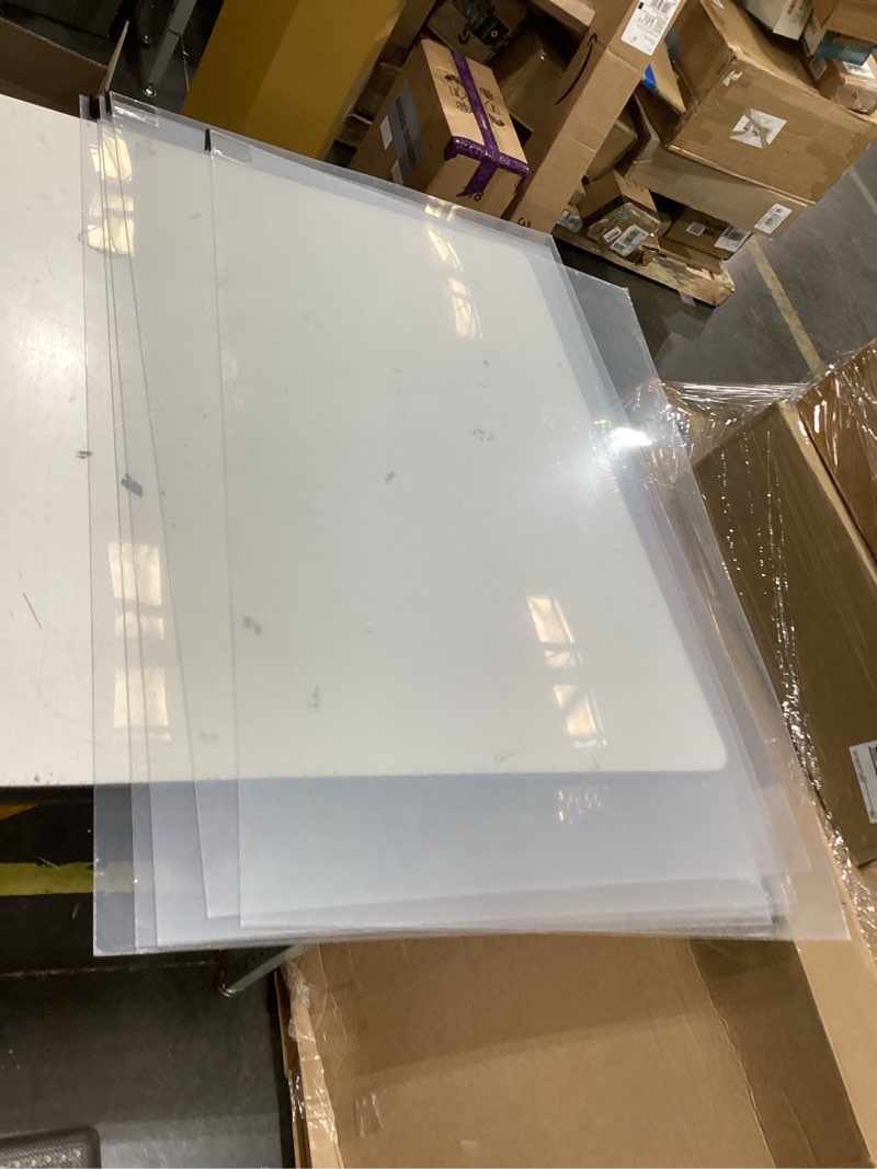 Condition photo showing Good Condition for polycarbonate clear plastic sheet 12" x 12" x 0.0625" (1/16") exact with easyruler film, shatter resistant, easy to cut, bend, mold than plexiglass. window panel, industrial, hobby, home, diy, crafts.