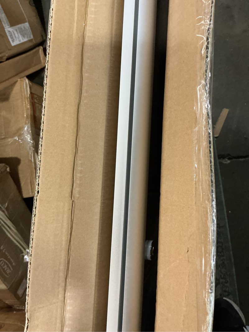 Condition photo showing As Is for black large card display case, 33"x22" aluminum trade show display case with handle for sports card/tcg/jewelry display