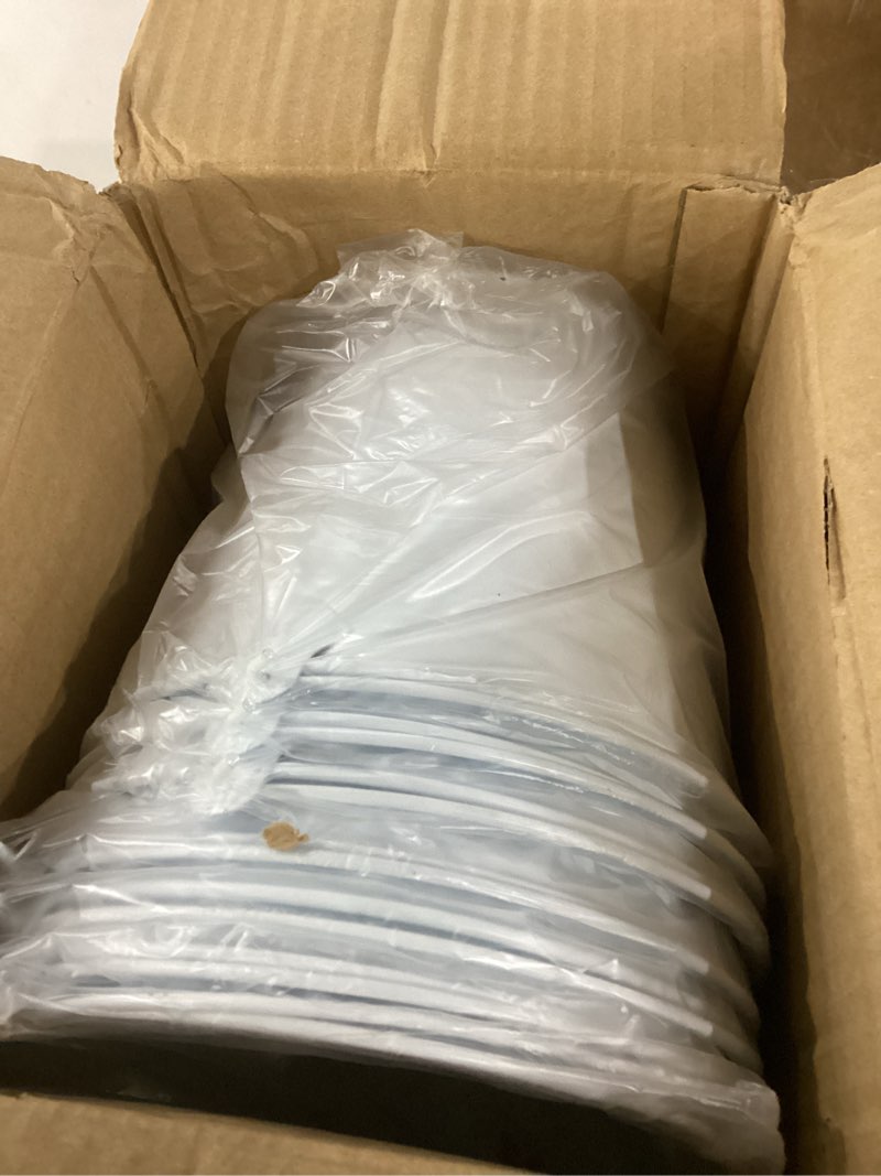 Condition photo showing New/Like New for obtanim 7 pack white metal buckets with handle galvanized ice pails for plants, succulents, party favors organizing, rustic home decor or classrooms pencil storage (7.1 x 5.2 inch) 7.1 x 5.2 inch white
