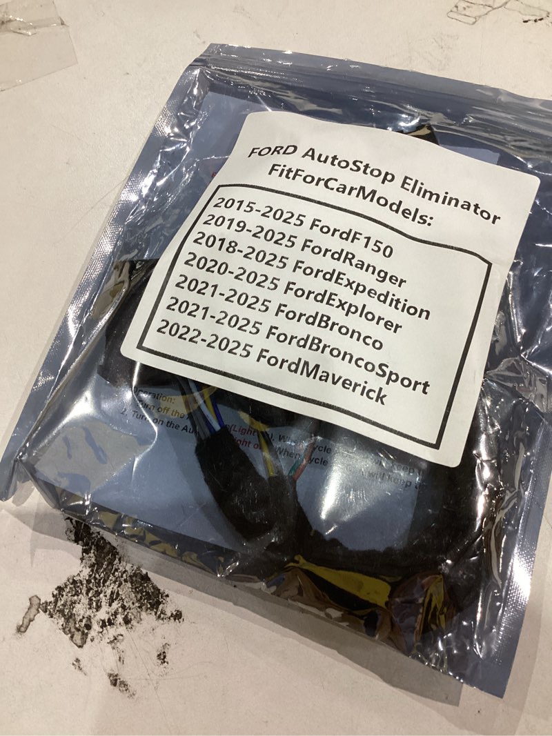 Condition photo showing As Is for Auto Start Stop Eliminator Fit for Ford F150 2015 2016 2017 2018 2019 2020 2021 2022 2023 2024 2025 Plug & Play, Easy Install Autostop Eliminator Engine Upgrade F-150 Accessories